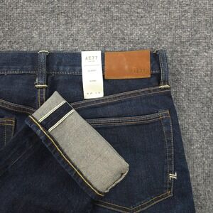 American Eagle Jeans Mens 29x31 Dark Wash Denim Classic Selvedge Button Fly Prep